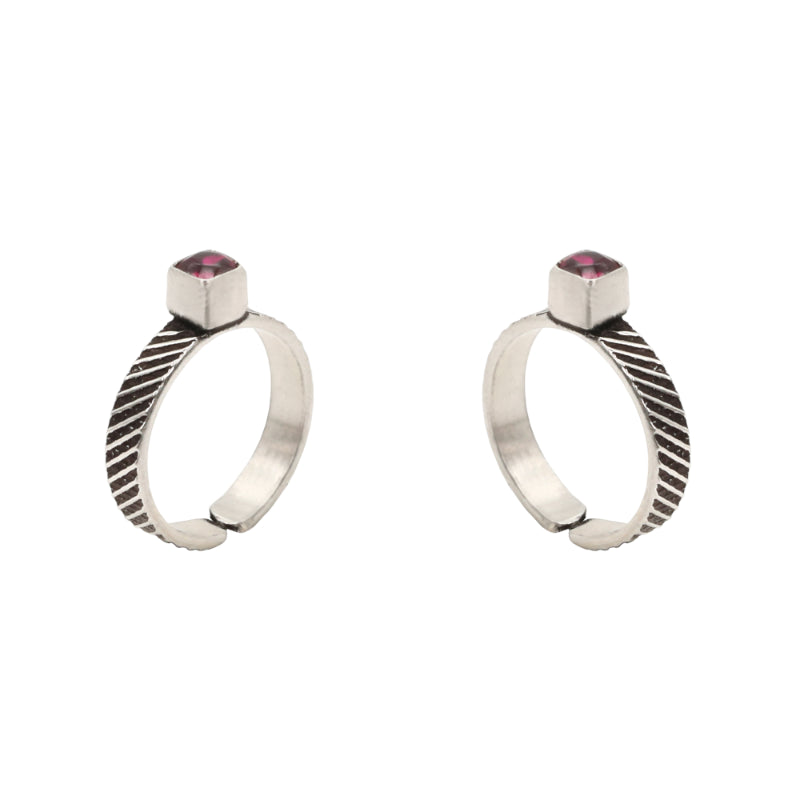 Aadhunik Bindu Toe Rings