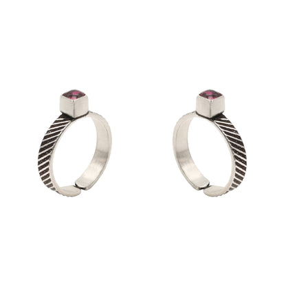 Aadhunik Bindu Toe Rings