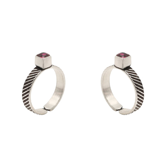 Aadhunik Bindu Toe Rings