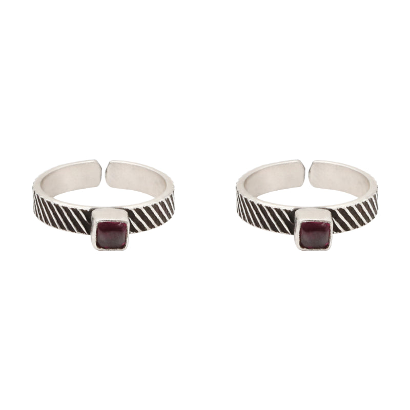 Aadhunik Bindu Toe Rings