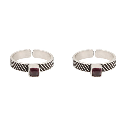 Aadhunik Bindu Toe Rings