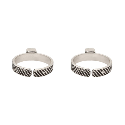 Aadhunik Bindu Toe Rings