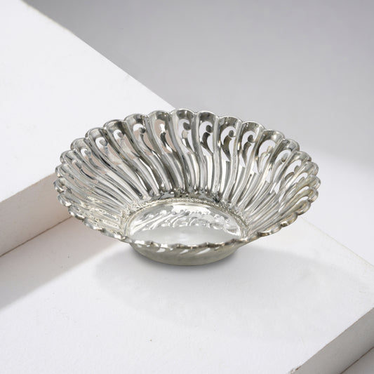 Divine Radiance Sterling Silver Offering Bowl
