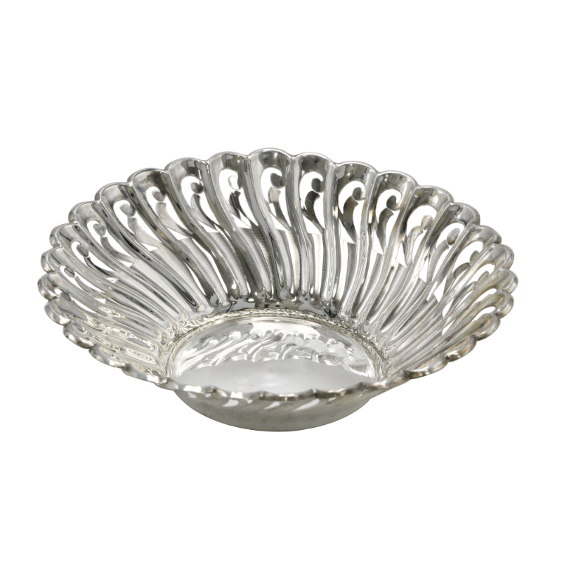 Divine Radiance Sterling Silver Offering Bowl