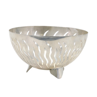 Aura Flare Sterling Silver Bowl