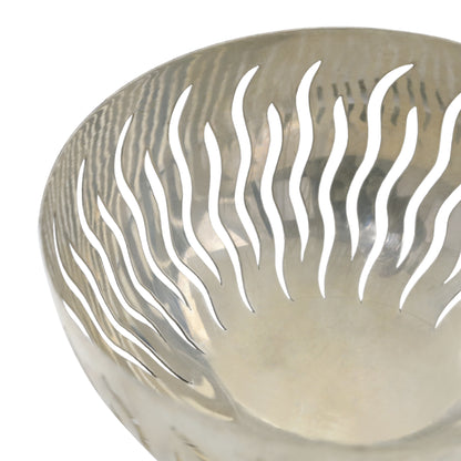 Aura Flare Sterling Silver Bowl