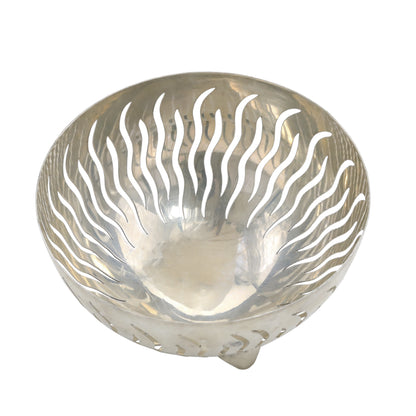 Aura Flare Sterling Silver Bowl