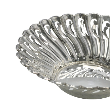 Divine Radiance Sterling Silver Offering Bowl