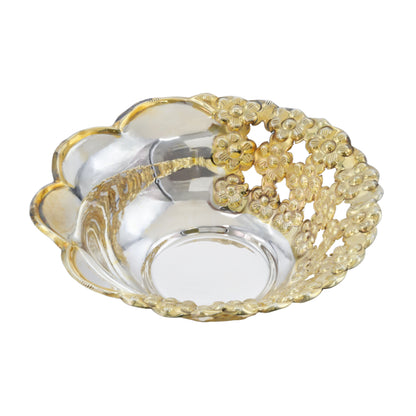 Gilded Blossom Offering Bowl