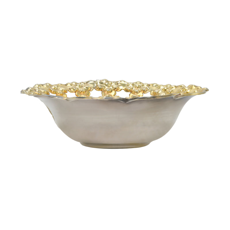 Gilded Blossom Offering Bowl