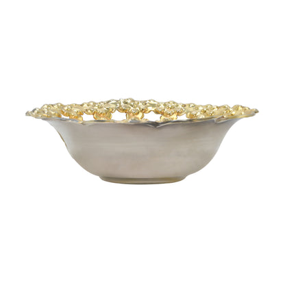 Gilded Blossom Offering Bowl
