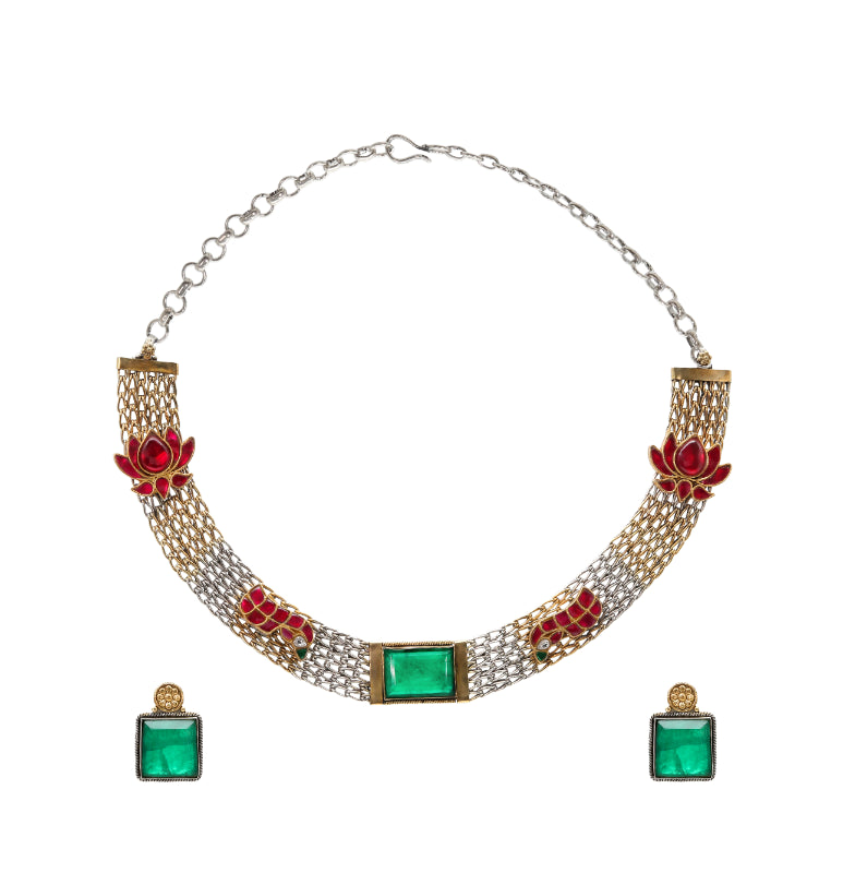 Emerald Enchantment Necklace Set
