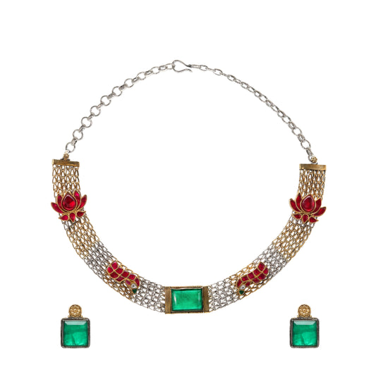 Emerald Enchantment Necklace Set